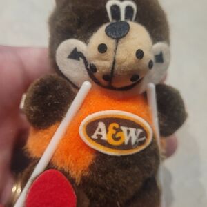 A&W Bear Plush Tree Ornament